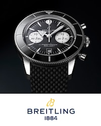 Breitling SuperOcean Heritage watch with brand logo image