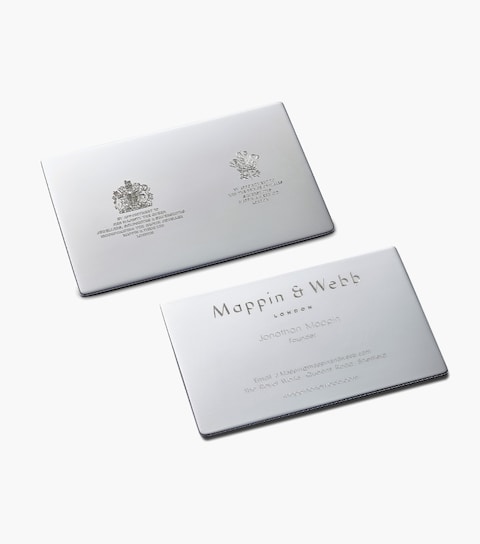 Silver Business Card