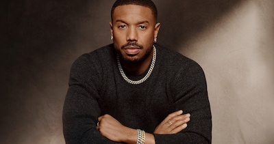 Michael B Jordan wearing David Yurman jewellery for Fathers Day campaign image