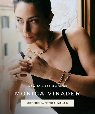 Image of monica vinader bestsellers campaign. new to mappin and webb - tap to shop all monica vinader jewellery image