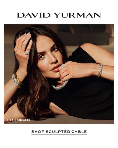 Image of Eiza Gonzalez wearing madison collection jewellery from david yurman - tap to shop all jewellery image