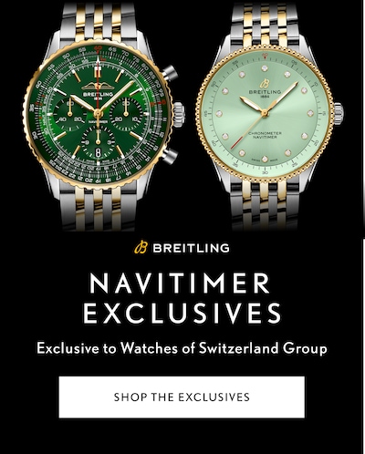 Breitling Navitimer Ladies & Mens Watch - Exclusive to Watches of Switzerland Group - Shop The Exclusives image