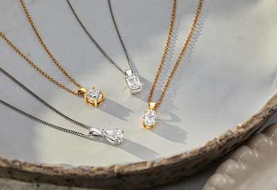 Image of diamond necklaces. Pay Nothing Today - Up To 3 Years Interest Free Credit* image