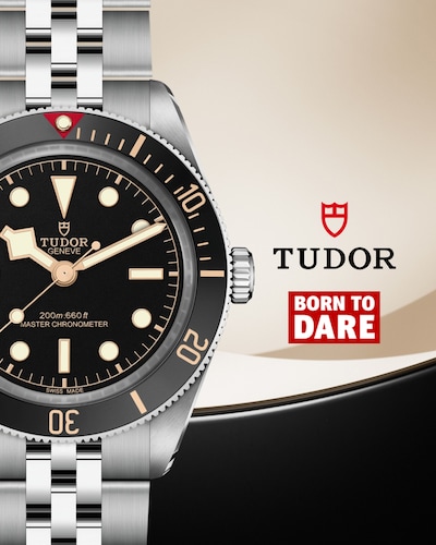 Tudor Black Bay 58 with Tudor and Born To Dare Logo image
