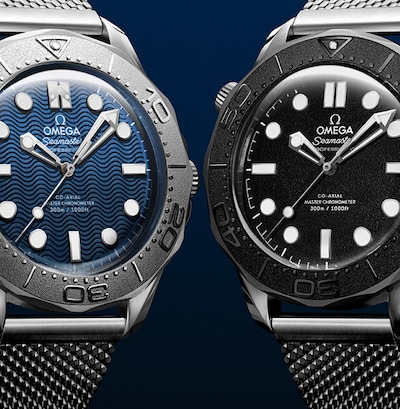 Image of Omega Seamaster Diver 300m James Bond Edition Blue and Black Dials image