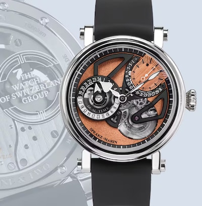 Speake Marin Salmon dial watch image