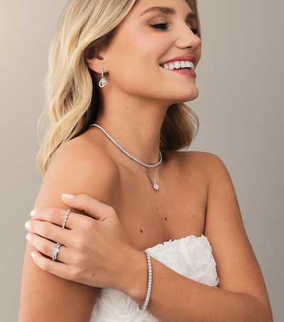 Shop Wedding Day Diamond Jewellery on Mappin and Webb image