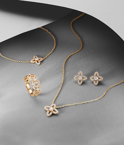 Image of Floriana diamond jewellery from mappin and webb - tap to shop all collections image
